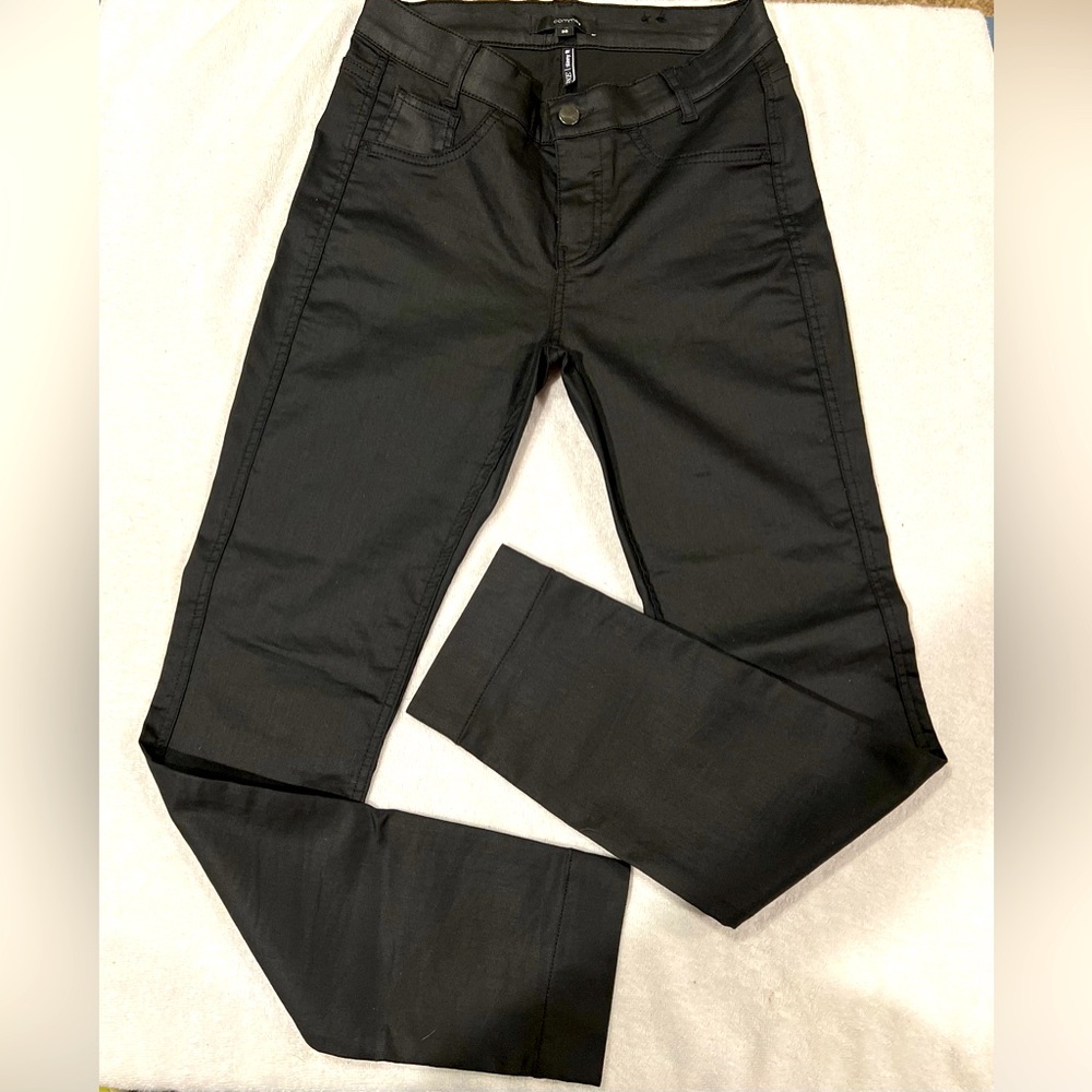 Comma, June Stretch Black Trousers, Skinny Fit 36. Waist 28, Inseam 30.